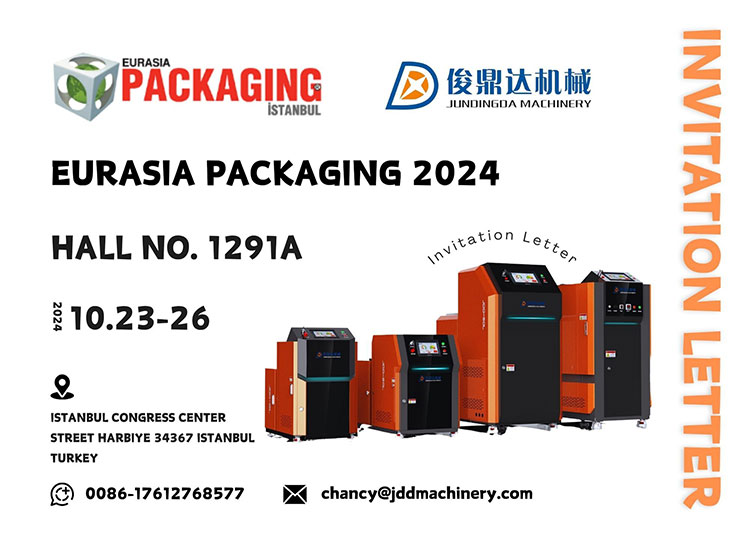 Ruian Jundingda Machinery Co., Ltd. na Eurasia Packaging 2024, Istambul, Turquia